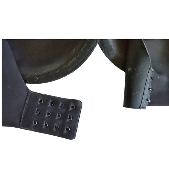 SOMA Black Boudoir Bra Vanishing 360 Perfect Coverage Sexy Lace Trim Size 38DD - Picture 6 of 6